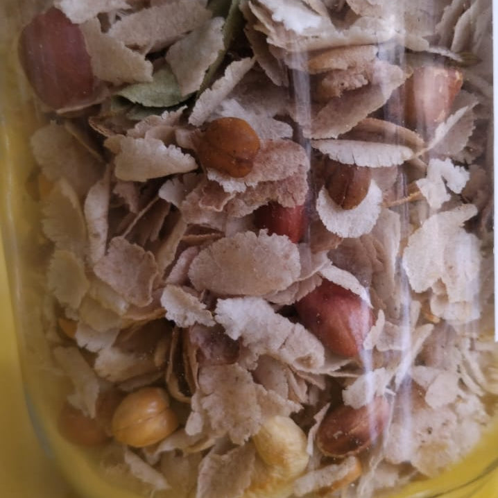 🥣 Oil-Free Chiwda – Crunchy. Spiced. Wholesome.